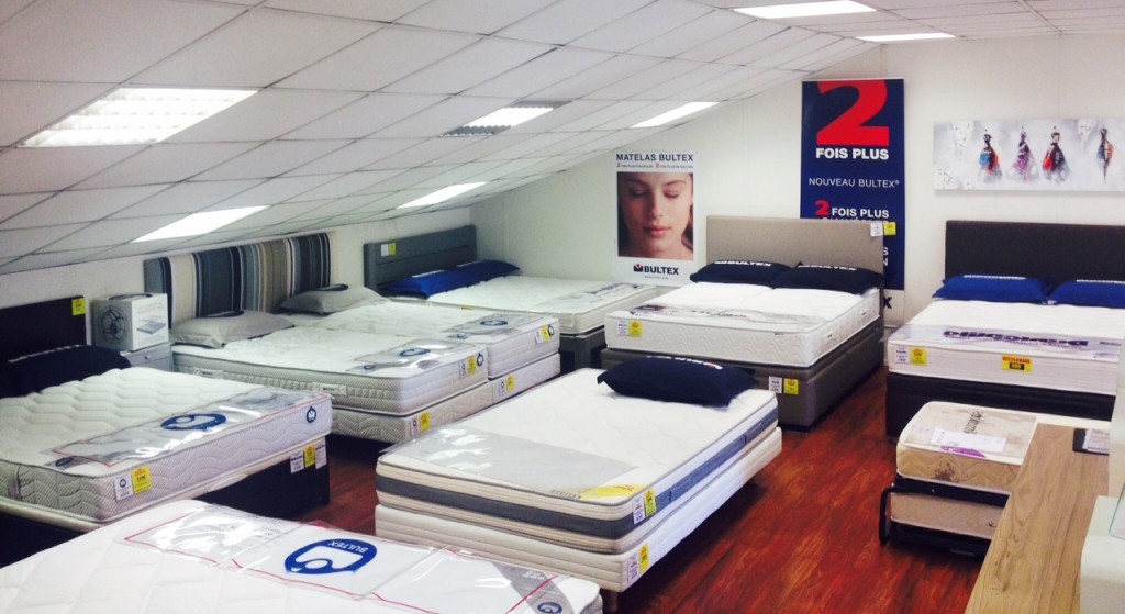 La boutique de Direct Matelas à Nice