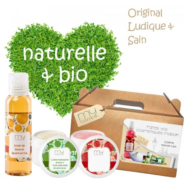 Coffret cosmétique maison